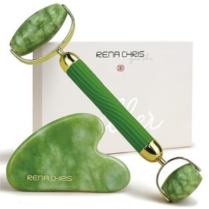 Rena Chris Face Roller & Gua Sha Set