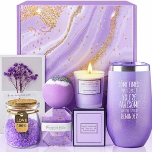 Lavender Spa Gift Basket Set